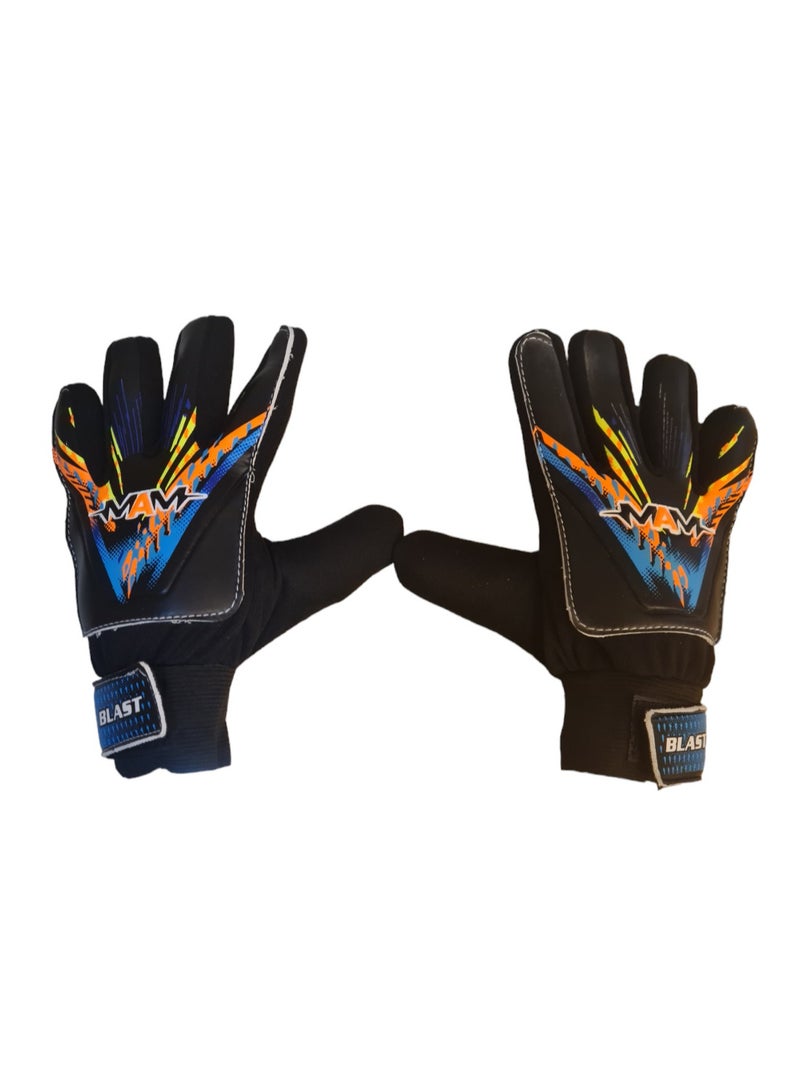 MAM Kid's Goalkeeper Gloves Finger Protection Latex World Cup Design  - Image 3