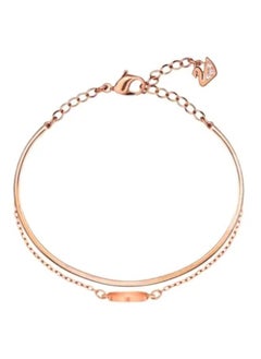 Generic Generic Swarovski Gold Plated Stone Studded Ginger Bracelet  - Image 2