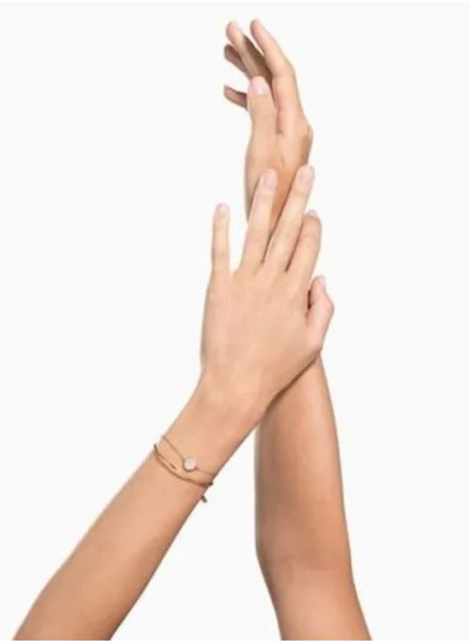 Generic سوار الزنجبيل المرصع بالأحجار الكريمة المطلية بالذهب من سواروفسكي  - Image 3