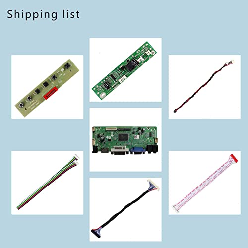 VSDISPLAY VGA DVI Audio LCD Controller Board for 21.5" 23.8" 1920x1080 30Pin LCD Screen T215HVN01.0 M215HW03 V1 V2 M215HGE-L23 M215HTN01.1 LM238WF5-SSA1 LM238WF1-SLE3 - Image 5