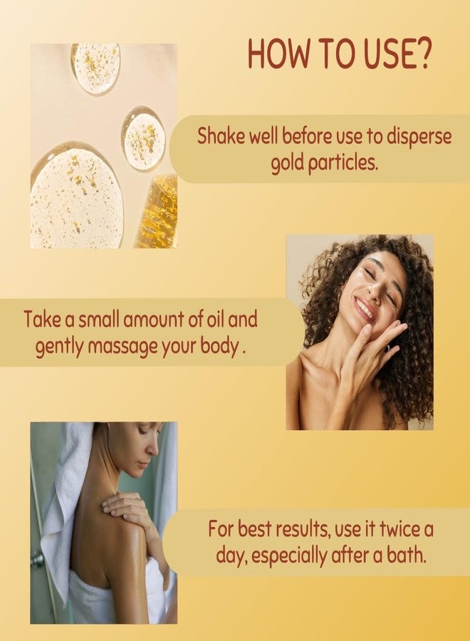 COCO CRUSH 24K Gold Radiance Elixir | Face & Body Beauty Oil for Glowing Skin, Skin Brightening, Dark Spots | 100% Natural, Instant Radiance, Nourishment & Satin Finish (50ml) - Image 5