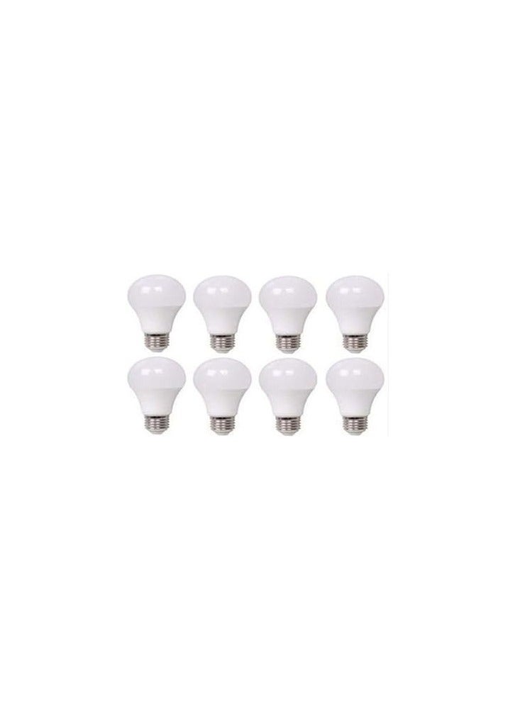 general LED bulb - 12 watt - white - 8 pcs