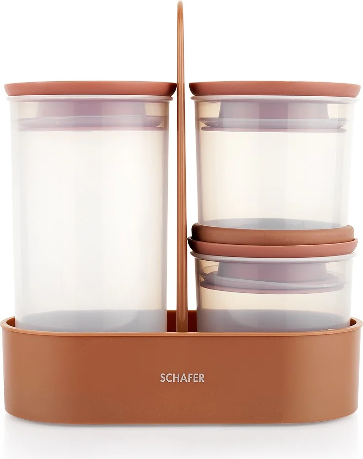 شافر Easy Storage Box Set 7 Pieces-Pink
