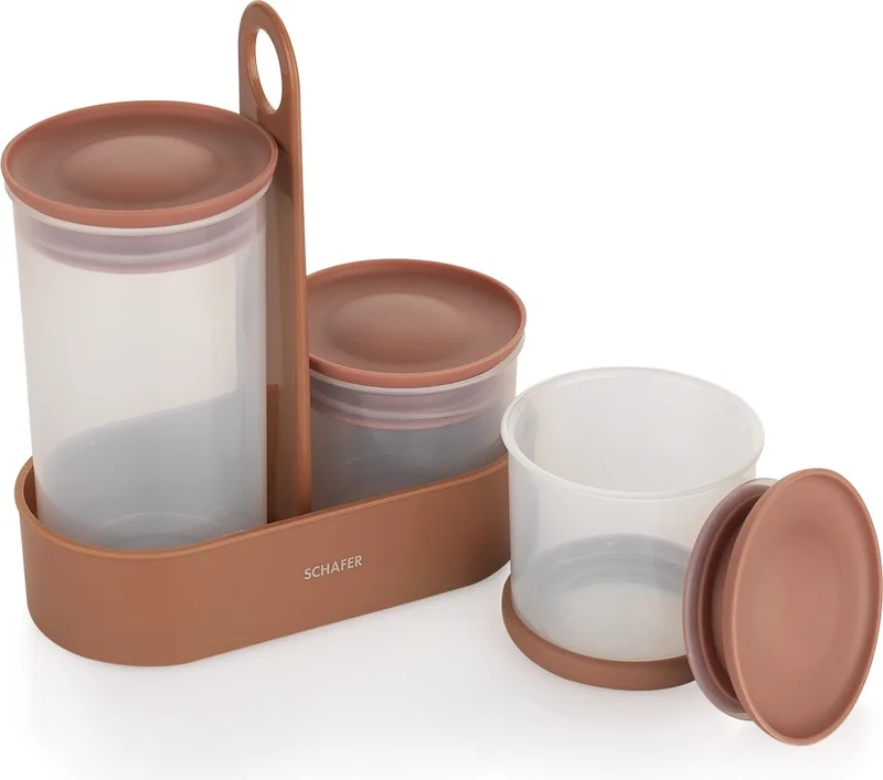 شافر Easy Storage Box Set 7 Pieces-Pink