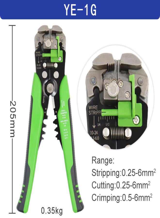 أداة تجريد الأسلاك الكهربائية الأوتوماتيكية متعددة الوظائف، قاطعة الأسلاك، كماشة تجعيد الأسلاك، ألوان متعددة اختيارية - Image 5