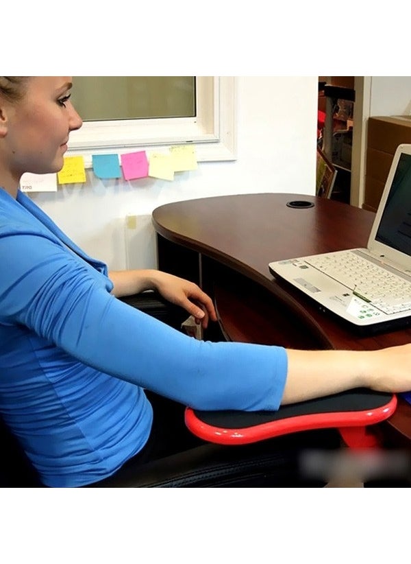 Ally - Office Armrest Pad Adjustable Rotating Computer Arm Rest AL-33803 - Image 1