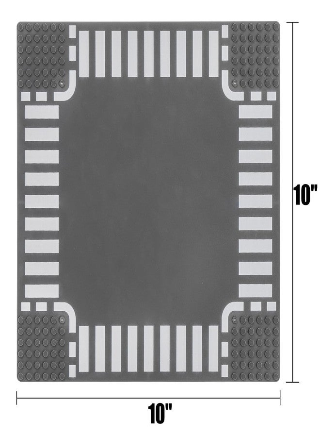 Peohud أطباق قاعدة الطريق من بيهود 12 قطعة، 10" × 10" أطباق قاعدة لبناء الكتل متوافقة مع جميع العلامات التجارية الكبرى - Image 2