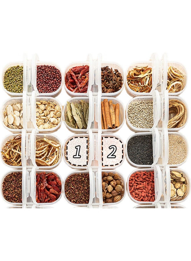 Star Square Xingfang Spice Jars, Seasoning Containers, Chili Powder Boxes, Star Anise, Cinnamon, Kitchen Storage Boxes, Sealed Containers, 4-Piece Set - Image 3