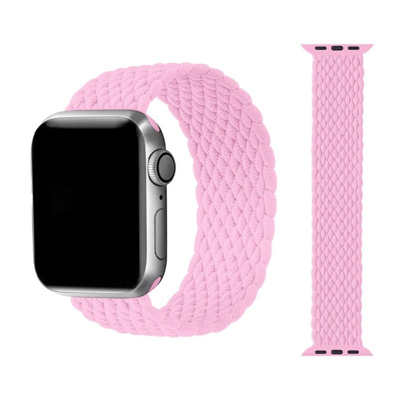Bluejw New Arrival Braided Nylon Watch Band for Apple Watch – Breathable, Elastic Sport Wristband Replacement Strap - Image 2