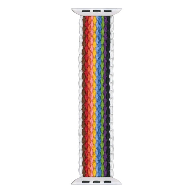 Bluejw New Arrival Braided Nylon Watch Band for Apple Watch – Breathable, Elastic Sport Wristband Replacement Strap - Image 1