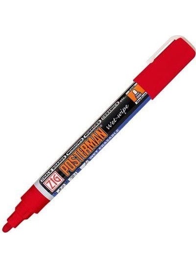 Zig Posterman Wet-Wipe PMA-330 020 Red 
