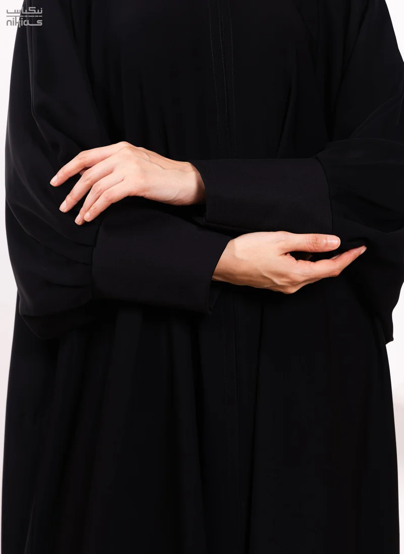 Nikias  Nikias Elegant Cobra Crepe abaya for Women | Best Price UAE