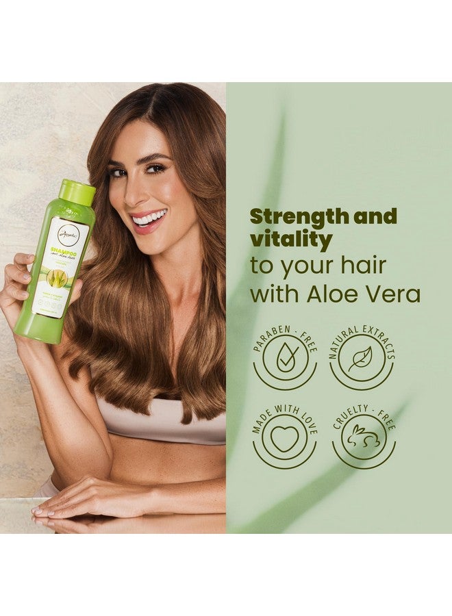 ANYELUZ Aloe Vera Shampoo, Deep Cleansing For Greasy Hair And Scalp Cleanser, Provides Strength And Vitality To Your Hair, Salt And Paraben Free  - Image 4