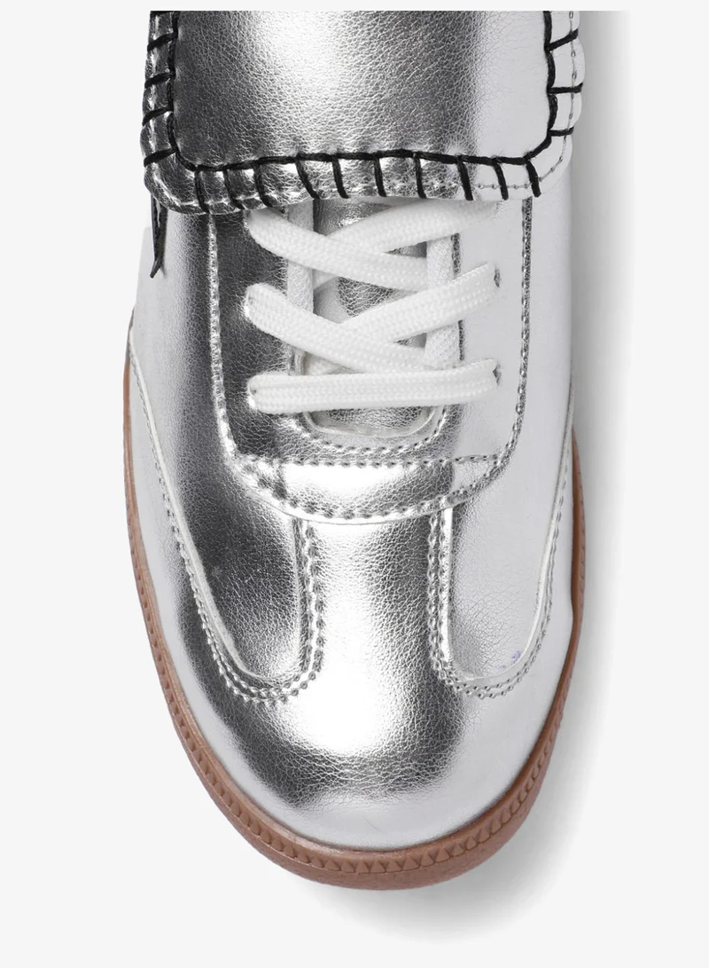 ZORIWORLD  BOLT Silver Sneakers for Women for Women | Best Price UAE
