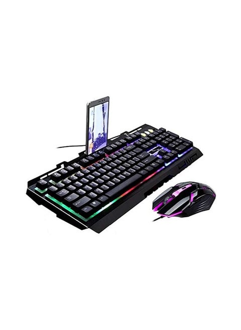G700 LED Rainbow Color Backlight Gaming Keyboard and Mouse Set – USB Wired, High Performance, Perfect Design