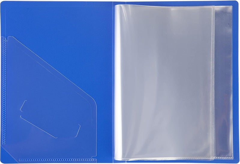 WORLDONE A5 Size Display Book File Folder (Small Size) with 20 Pockets | Ideal for Small Documents | Not for Certificates | Blue | Set of 3 - Image 2