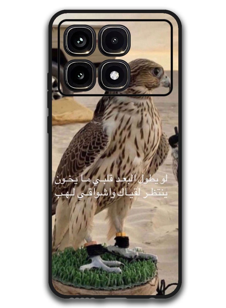 Theodor غطاء واقي مضاد للخدوش وصدمات مع حواف ل Xiaomi Redmi K70 Ultra تصميم عربي (134) - Image 1