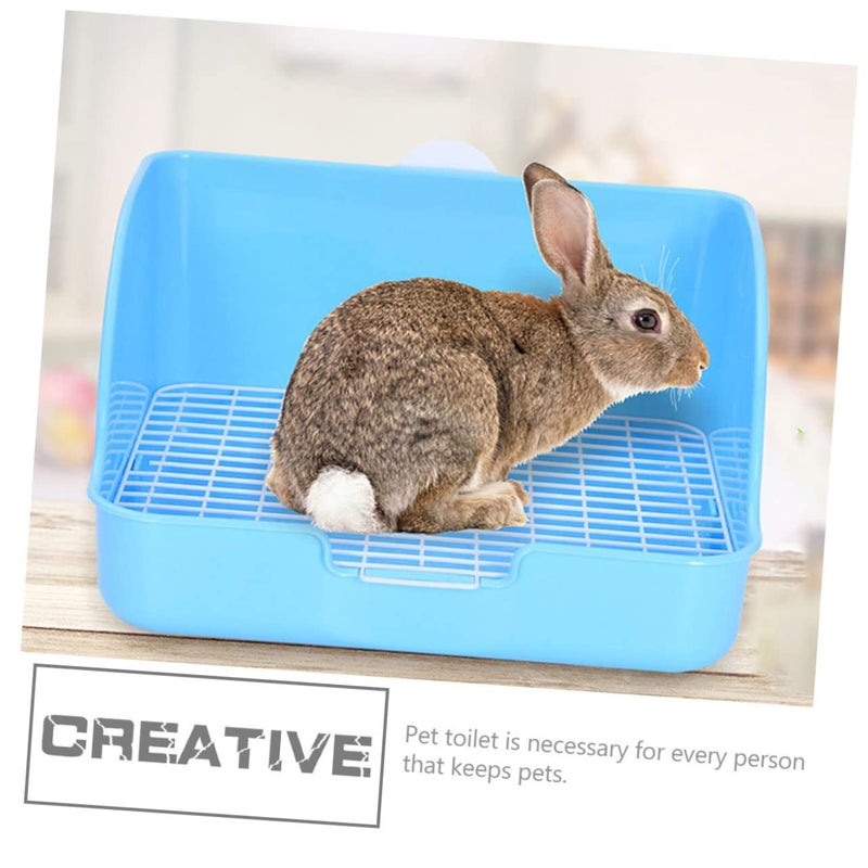 Small Rabbit Litter Box Potty Training Toilet For Hamster Bunny Pet Cage - Image 5