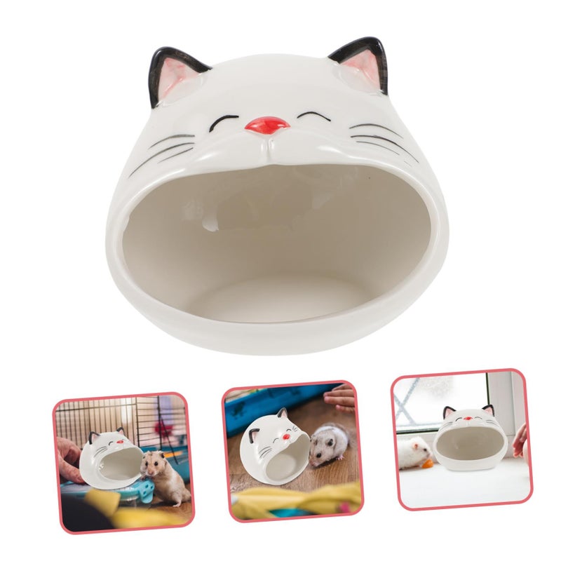 Ceramic Hamster Hideout Cooling House for Small Pets Ventilated Nest - Image 5