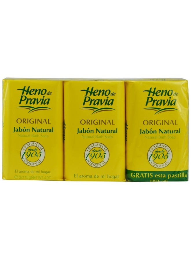 Heno de Pravia 4 Sets Of 2 Soaps Plus 1 Free 4 Oz. 4Pack (12 Soaps)  - Image 3