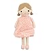 Linzy Toys Soft Plush Light Pink Blue Emily Rag Doll for Girl 15 My First Rag Doll Muecas de Trapo para Nia Embroidered Face Safe for All Ages 89835 - Image 3