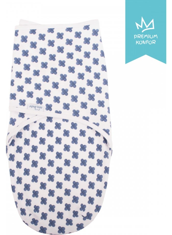 b Interlock Baby Swaddle Spring Flower Blue - pzsku/ZF49B0A26C77AEB14DB77Z/45/_/1728061729/6f1d82f8-02de-49a5-87de-8b991c66b789