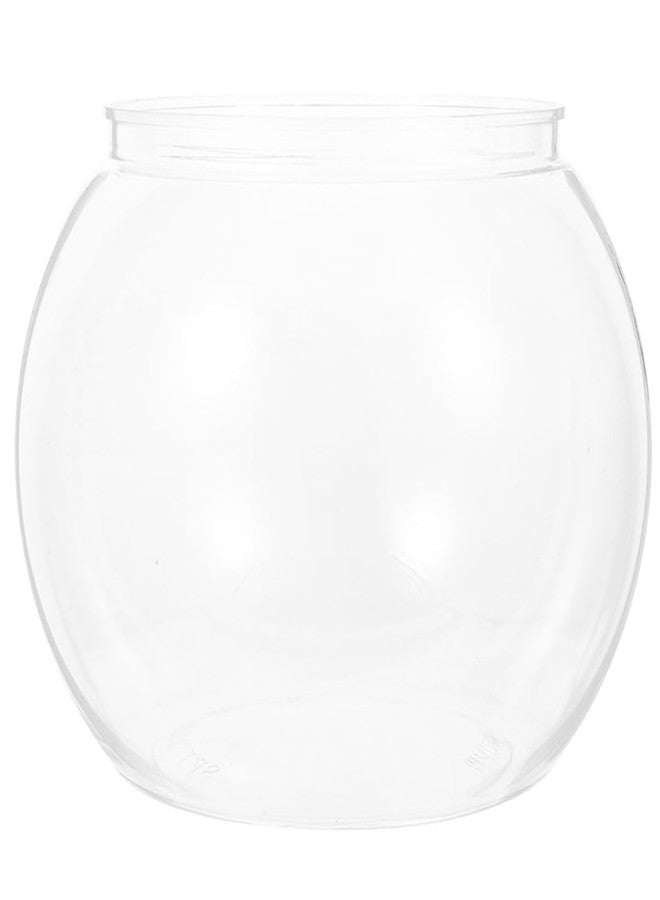 BESTonZON Clear Fish Bowl Vase Resistant Aquatic Planter for Goldfish Turtles Stylish Round Terrarium for Office Home Decor for Relaxing Corner Centerpiece - Image 1