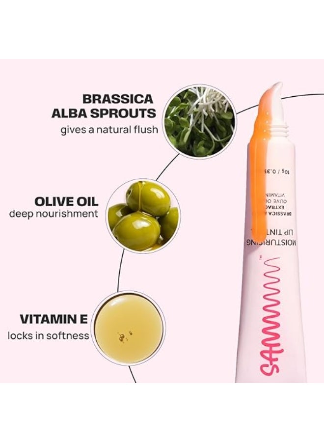 Sammmm LOVE Moisturizing Lip Tint Oil(10g) | pH Reactive Lip Oils with Natural, Glossy Pink Finish | Long-Lasting And Non-Sticky Liptint Infused with Olive Oil & Vitamin E | Formulated for Young Skin - Image 5