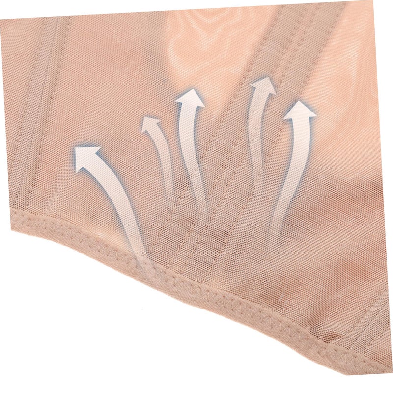 Magnetic Back Shoulder Support Brace For Posture Correction Unisex White Elastic PU Material - Image 3