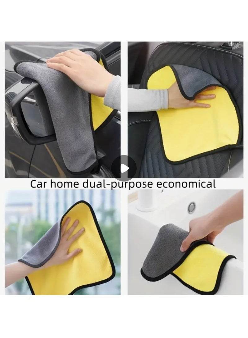 2 Pieces 30*30cm  Car Care Cleaning Drying Cloth Wax Polishing Sponge/Cloth/Brush Kitchen Washing Towel Car Wash Tool - Image 3