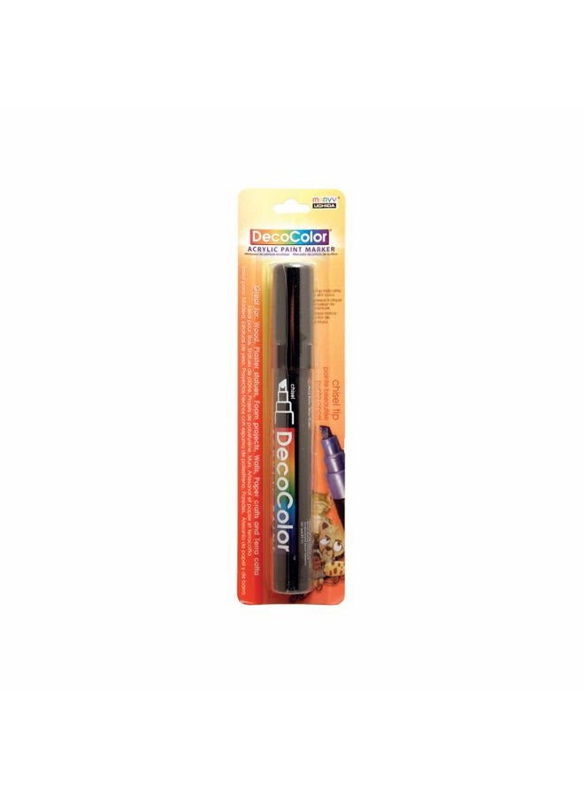 Uchida DecoColor Acry Paint Pen Card Black - Image 1