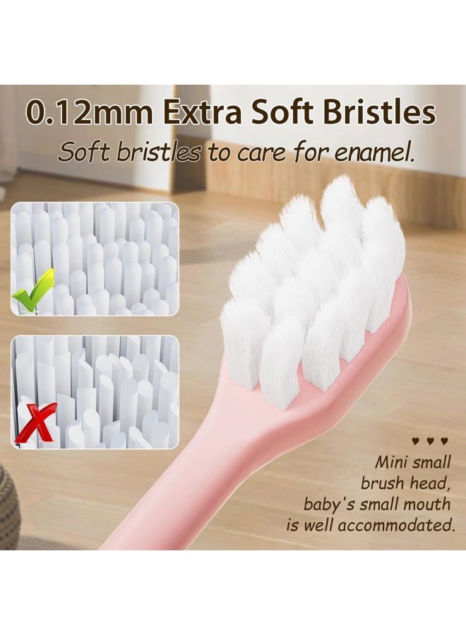 Lonlown Kids Toothbrushes 8 Pack,Soft Bristle Toothbrush for Toddlers 2-12 Years Old, Cute Multicolor Boys Girls Toothbrushes,Clean Kids Teeth Bristles Not Easy to Shed - Image 5