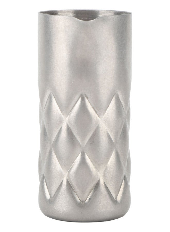 304 Stainless Steel Mixing Glass Rustproof Corrosion Resistance 60ml Cocktail Shaker with Scale for Bar Silver Mesh - Image 2