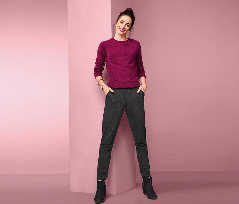 Tchibo Women Plain Jogger Pants, Black