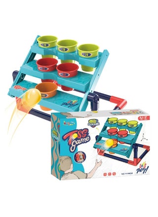 Ball Toss Game into Cups