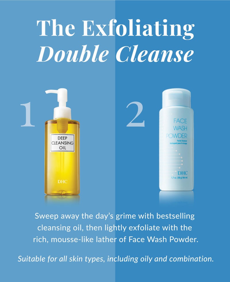 DHC Face Wash Powder, Luxurious Foaming Lather, Lightweight Powder Formula, Gently Exfoliates, Hydrating, Fragrance and Colorant Free, Ideal for All Skin Types, 1.7 oz. Net wt. - Image 5