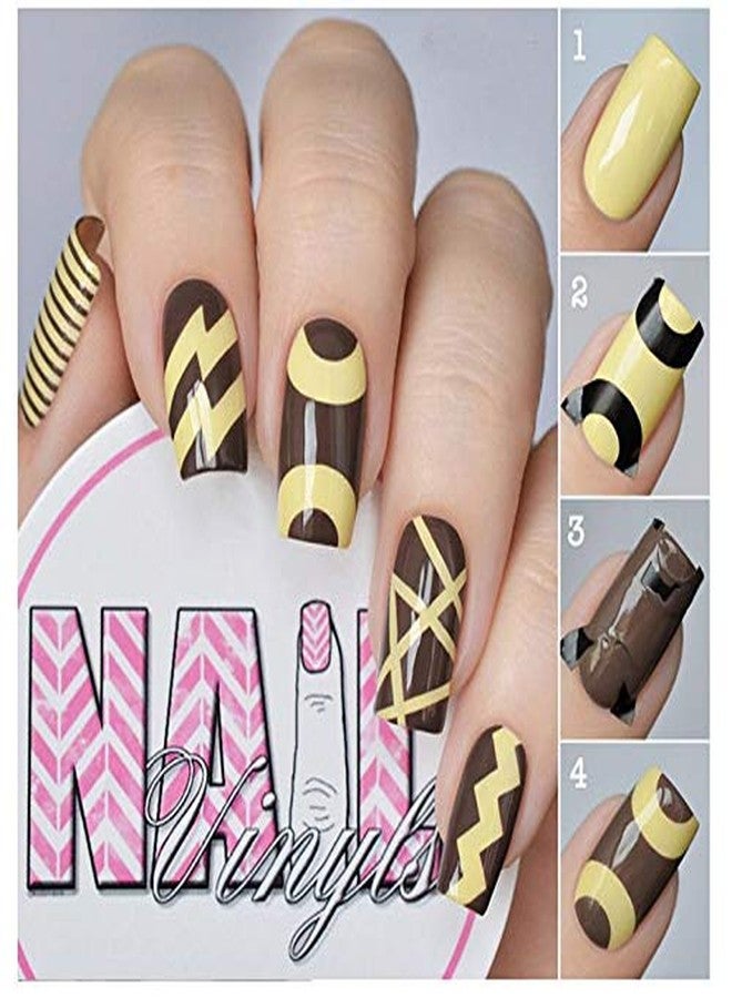 GBSTORE 18 Sheet 22 Different Design French Nail Art Sticker,Nail Art Designs Stencils Manicure Tip Guides Stickers DIY Styling NailTools - Image 4