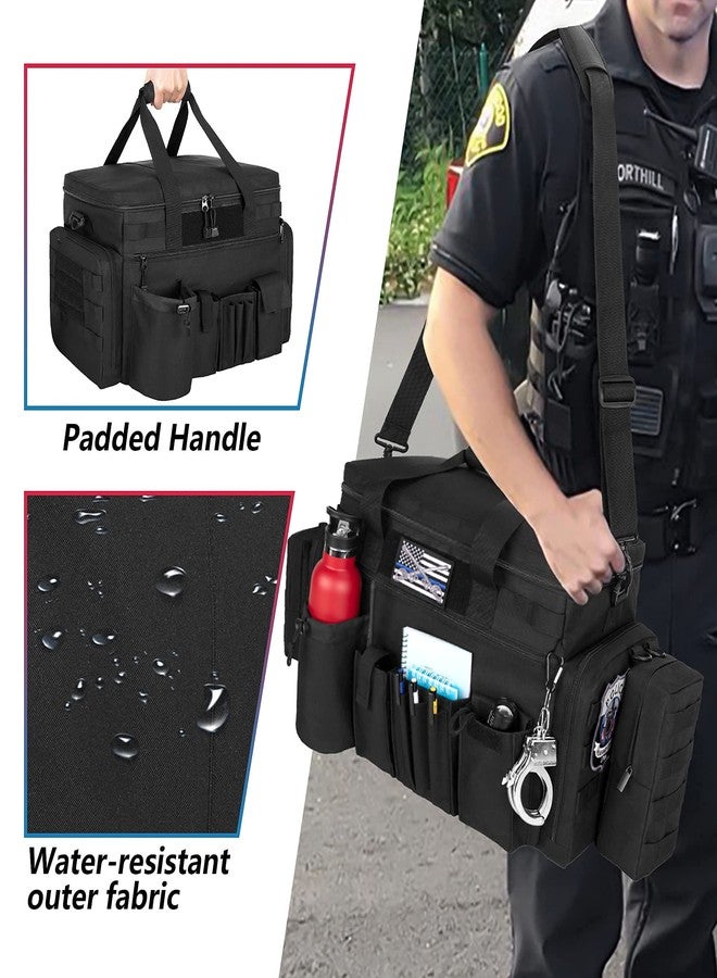Trunab Patrol Bag, Police Duty Bag, Car Front Seat Organizer with 15.6” Tablet and Laptop Storage for Law Enforcement, Police Patrol, MOLLE Compatible - Image 5