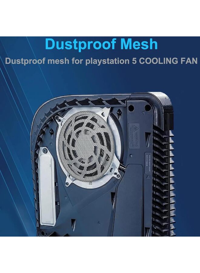 2PCS Dust Filter Fan Filter for PS5 Cover with Cooling Vents for Slim Heatsink Fan Fan Dust Mesh PS5 Heatsink Fan Dust Filter - Image 4