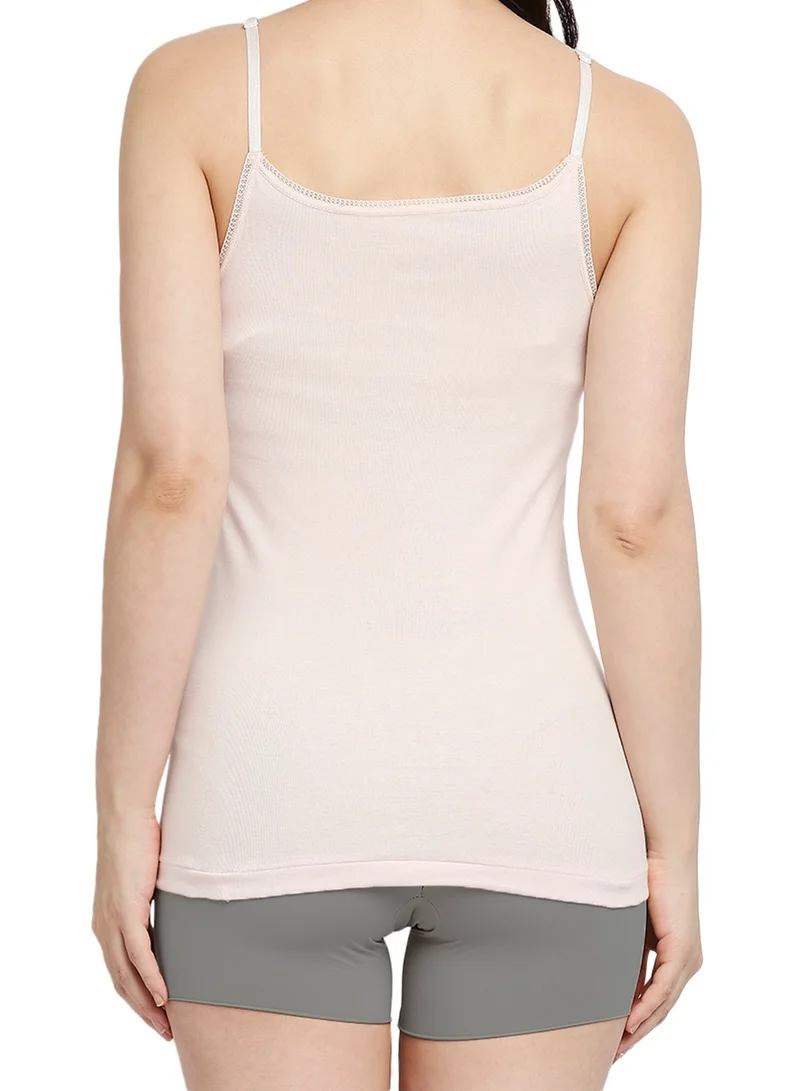 BYC GIRLS ADJUSTABLE STRAP COTTON CAMISOLE - PINK