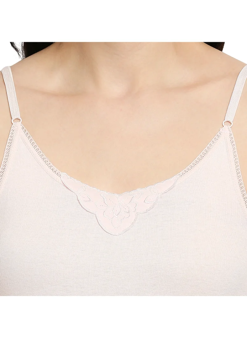 BYC GIRLS ADJUSTABLE STRAP COTTON CAMISOLE - PINK