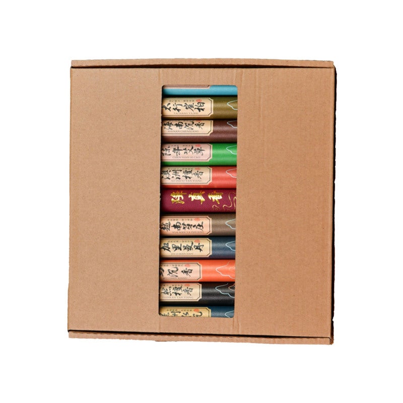 Natural Wormwood Incense Sticks 11 Boxes Herbal Blend - Gentle Soothing Fragrance Aromatherapy Sticks for Meditation and Sleep - Image 2