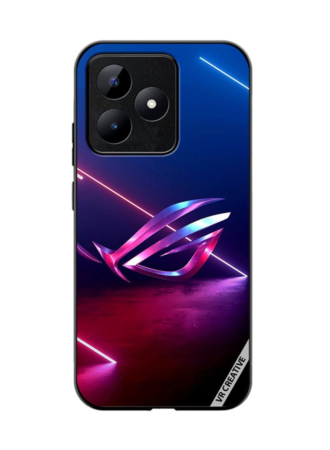 VR CREATIVE Protective Case Cover For Realme C53 Republic Of Gamers Logo Design Multicolour - Image 1