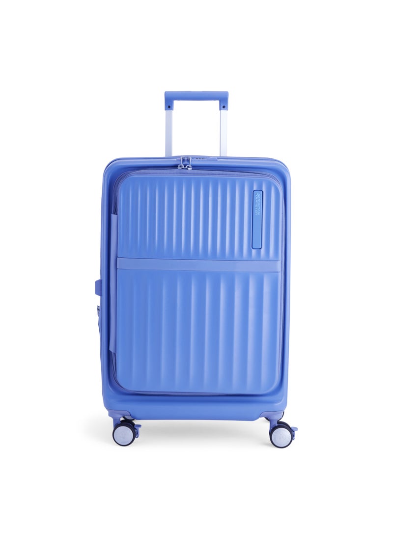 AMERICAN TOURISTER - Trento Spinner 68cm Expandable Luggage Elemental Blue TSA Lock Polycarbonate - Image 1