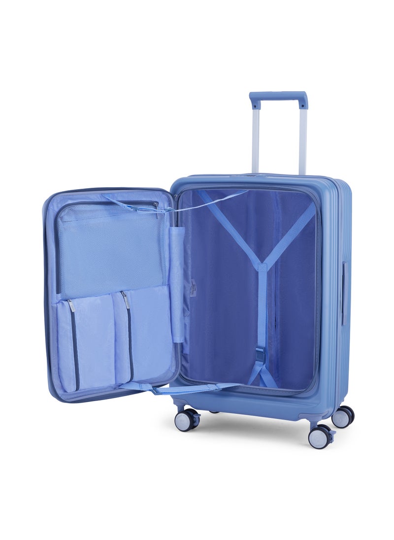 AMERICAN TOURISTER - Trento Spinner 68cm Expandable Luggage Elemental Blue TSA Lock Polycarbonate - Image 1