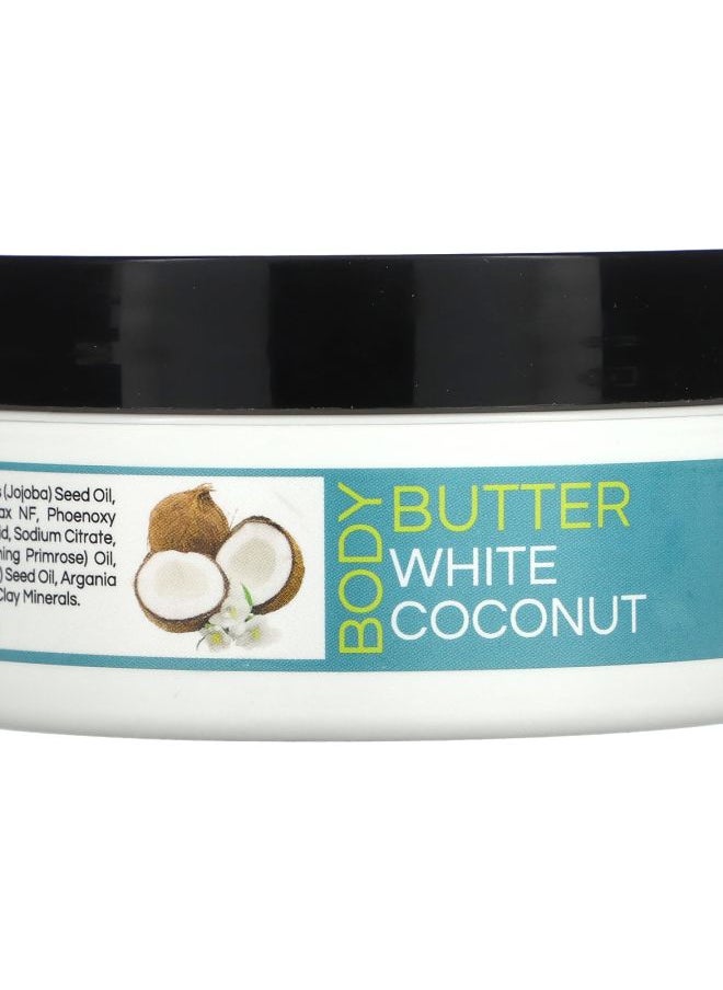 Zion Health Body Butter with Argan Oil White Coconut 4 oz (118 g) 