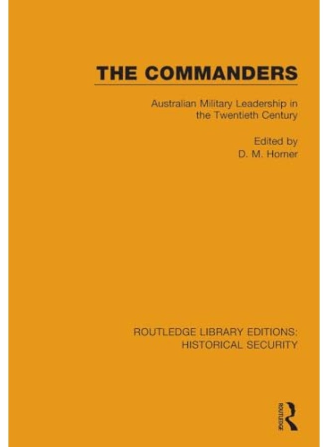 Commanders By D. M. Horner Paperback