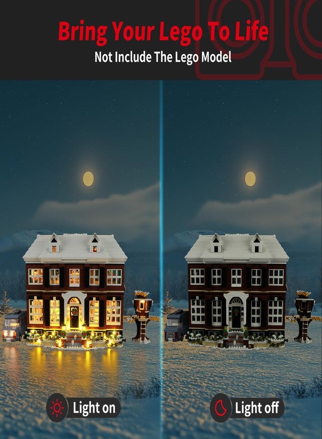 BRIKSMAX 2.0 Light Kit for Lego Home Alone -Innovative Led Lighting Compatible with Lego Ideas21330 - Not Included Lego Set - Image 2