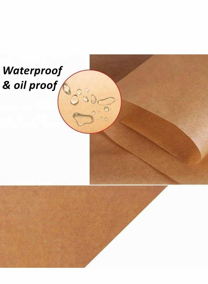 SYOSI Parchment Paper Baking Sheets 8 x12 Inches 100 Pcs Precut Non-Stick Parchment Paper for Baking Cooking Grilling Frying and Steaming Unbleached Fit for Quarter Sheet Pans - Image 3