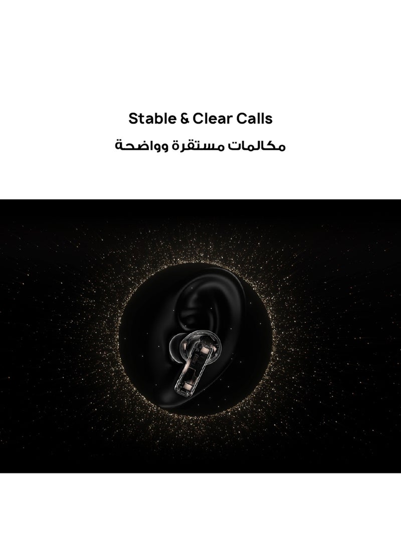 HUAWEI FreeBuds Pro 4, Accept-reject calls with Head Motion Controls, Dual-driver True Sound, Intelligent Dynamic ANC, iOS & Android compatible, AI call-noise-cancellation + Band8 + case Black - Image 4